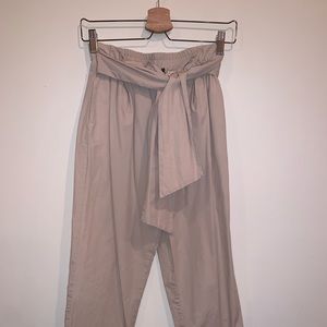 Zara pants high waist beige